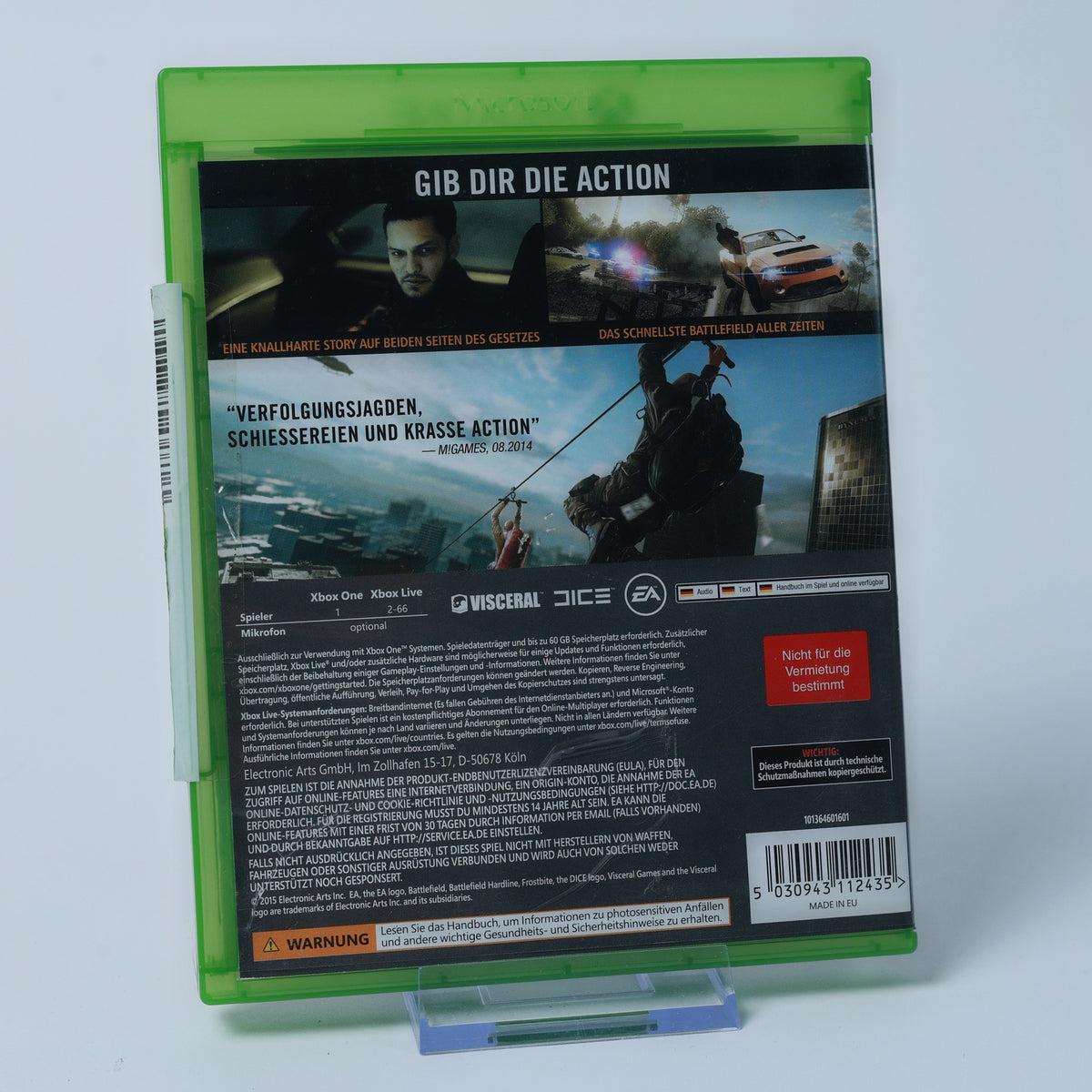 Battlefield Hardline - Xbox One Spiel - CiB - PAL - Deutsch - Zustand Sehr Gut