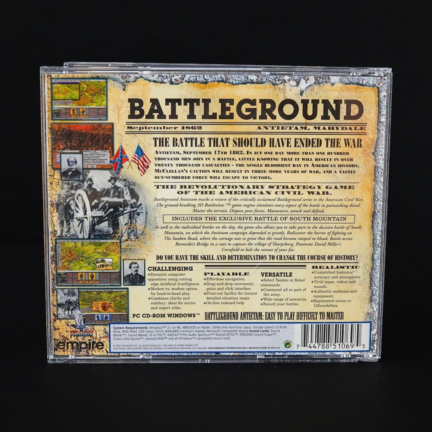 battleground-antietam-1862-pc-game-disc-im-jewel-case-englisch-gebraucht-3 - Utopia Collectibles