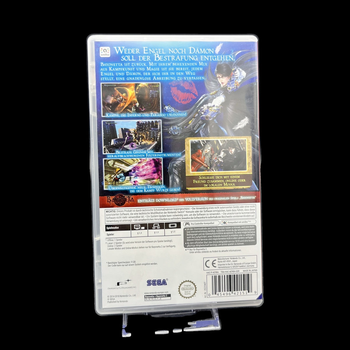 Bayonetta 2 - inkl. Bayonetta 1 Code - Nintendo Switch - CiB - PAL - Gebraucht