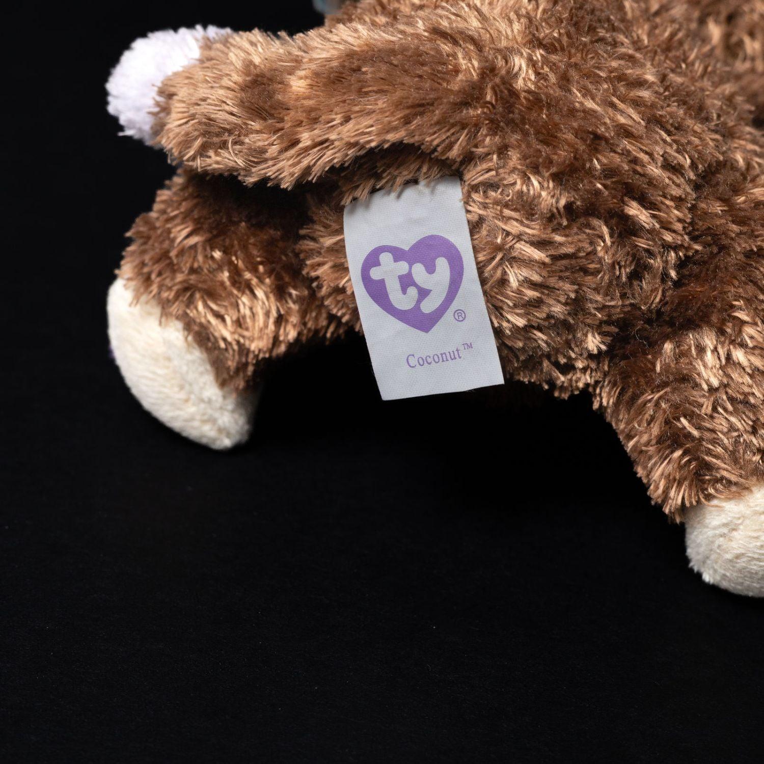 beanie-boos-stofftier-coconut-2010-affe-gebraucht-guter-zustand-3 - Utopia Collectibles
