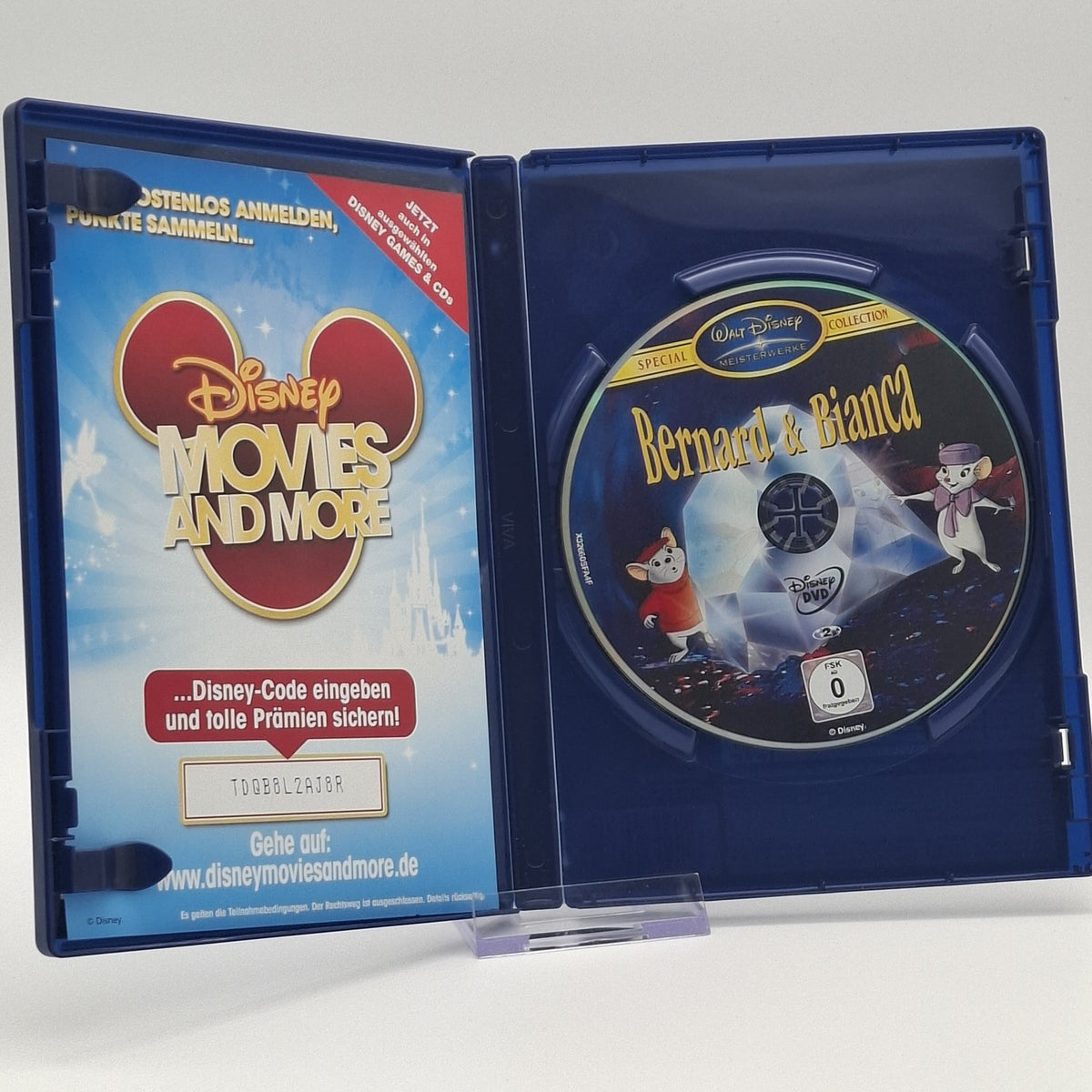 Bernard & Bianca - Die Mäusepolizei - Disney - DVD - Film - Zustand Sehr Gut