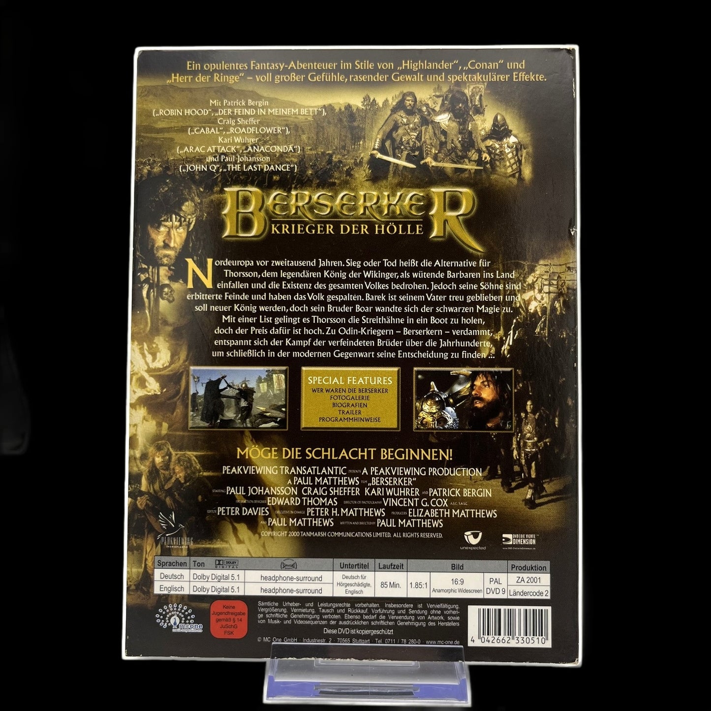 Berserker Krieger der Hölle - DVD - Fantasie - Film - Okkult - Gebraucht