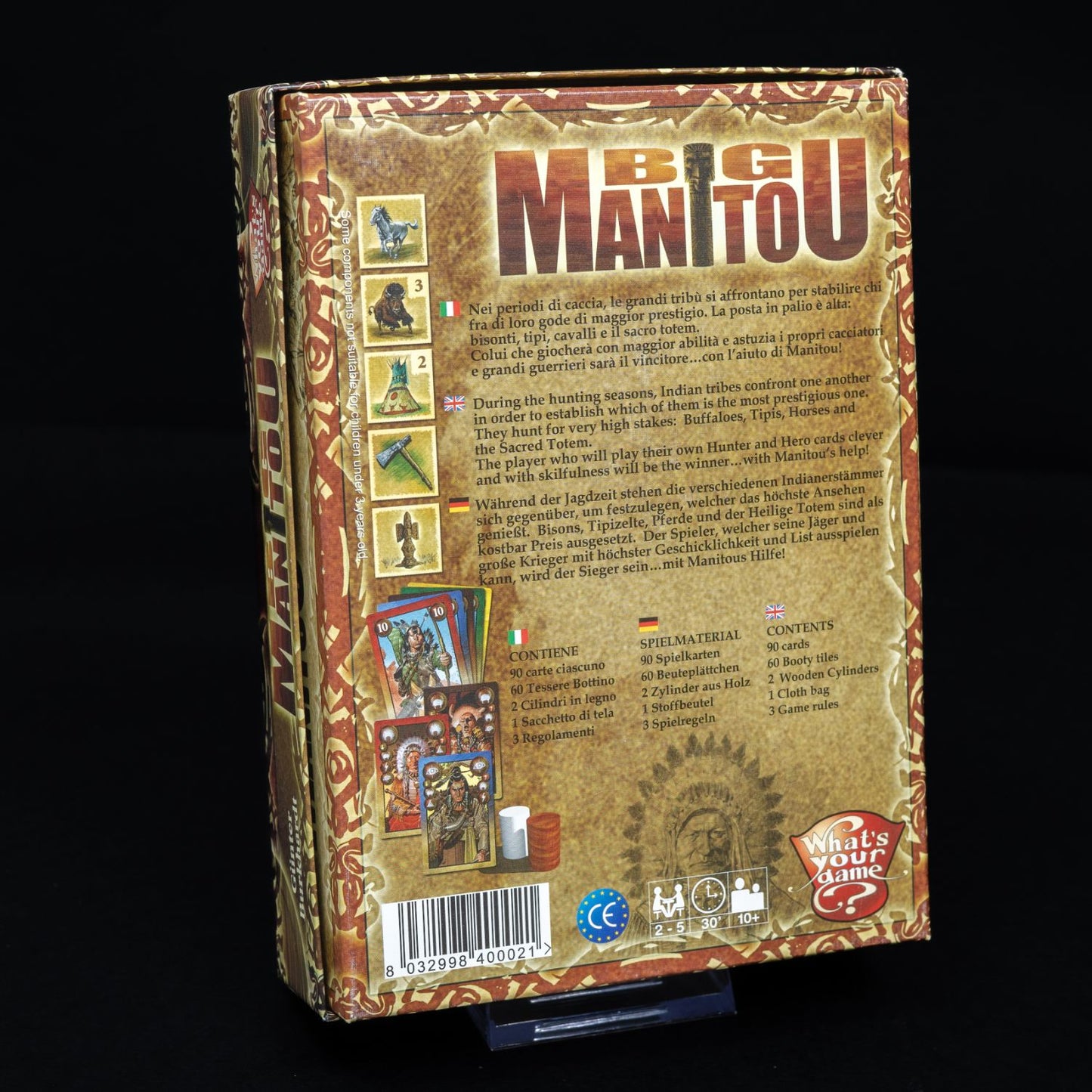 Big Manitou - Kartenspiel - Burkhardt Spiele - Vollständig - Zustand neuwertig