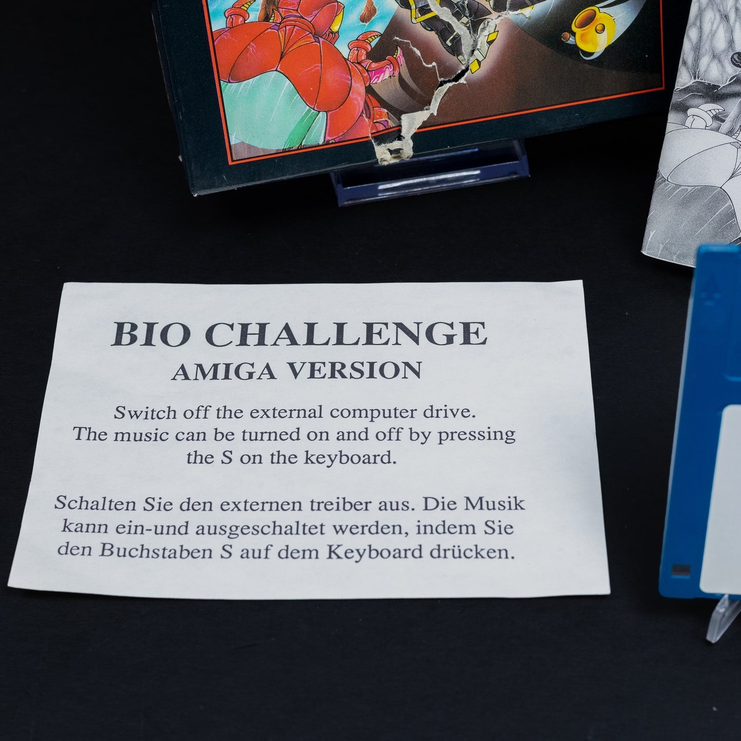 Bio Challenge - Amiga - Action Spiel - Big Box CiB - Zustand Okay