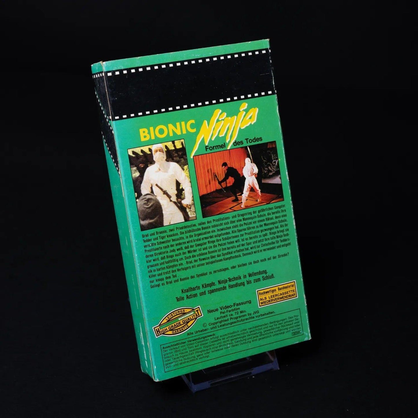 bionic-ninja-formel-des-todes-ninja-action-vhs-im-pappschuber-lagerspuren-2 - Utopia Collectibles
