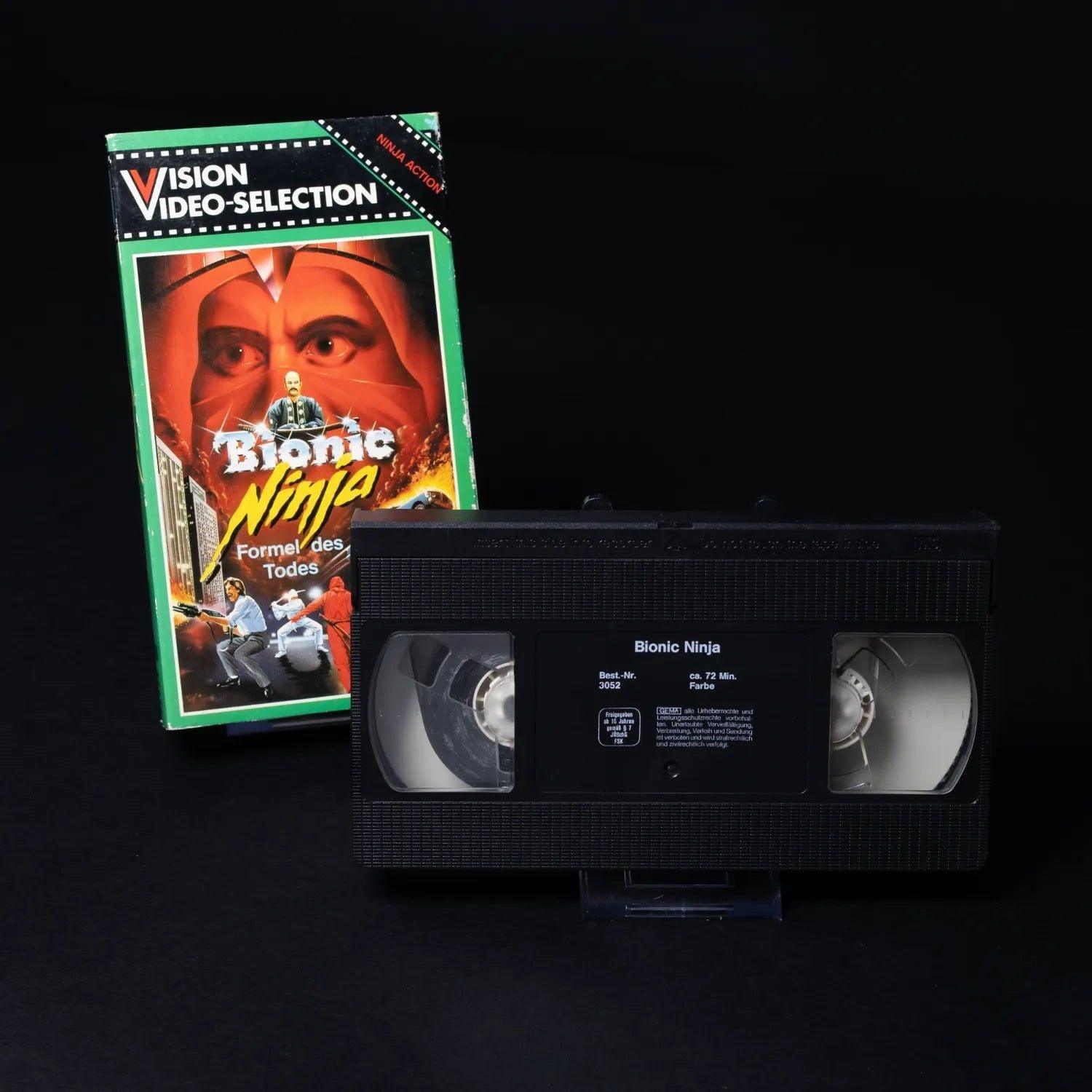bionic-ninja-formel-des-todes-ninja-action-vhs-im-pappschuber-lagerspuren-5 - Utopia Collectibles
