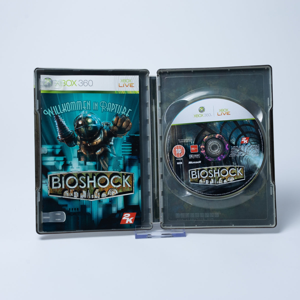 Bioshock - XBOX 360 Spiel - Steelbook - CiB mit Anleitung - Zustand Gut