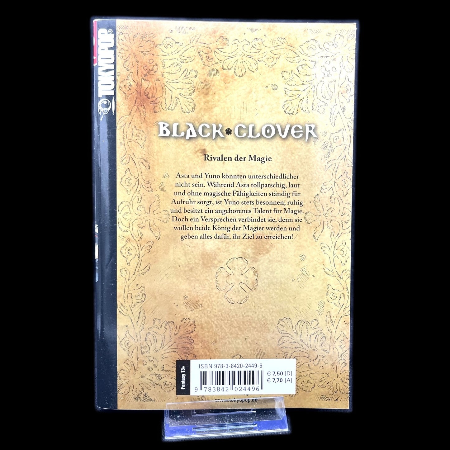 Black Clover - Band 1 - TOKYOPOP - Deutsch - Yûki Tabata - Fantasy - Gebraucht