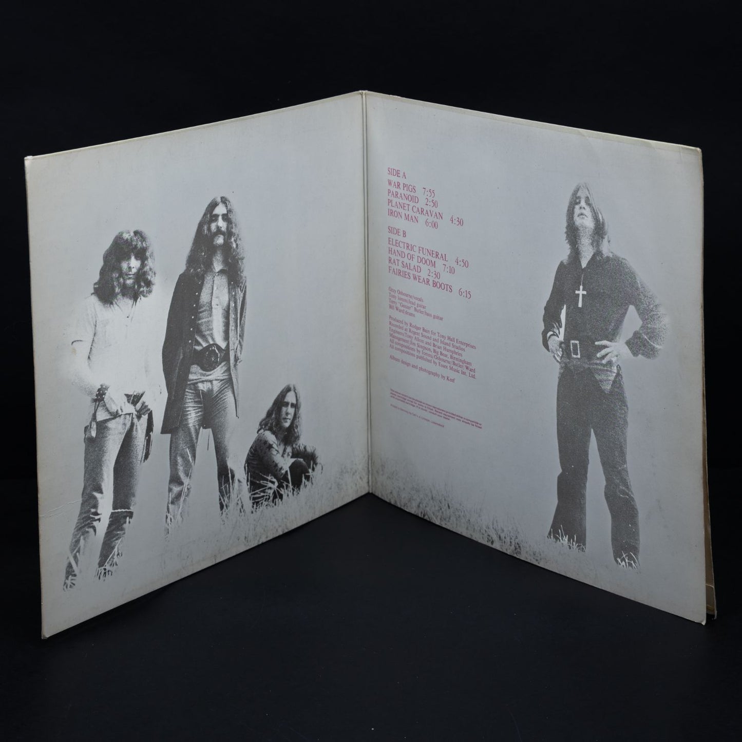 Black Sabbath – Paranoid - First Press - Vinyl LP Schallplatte - VG / G+