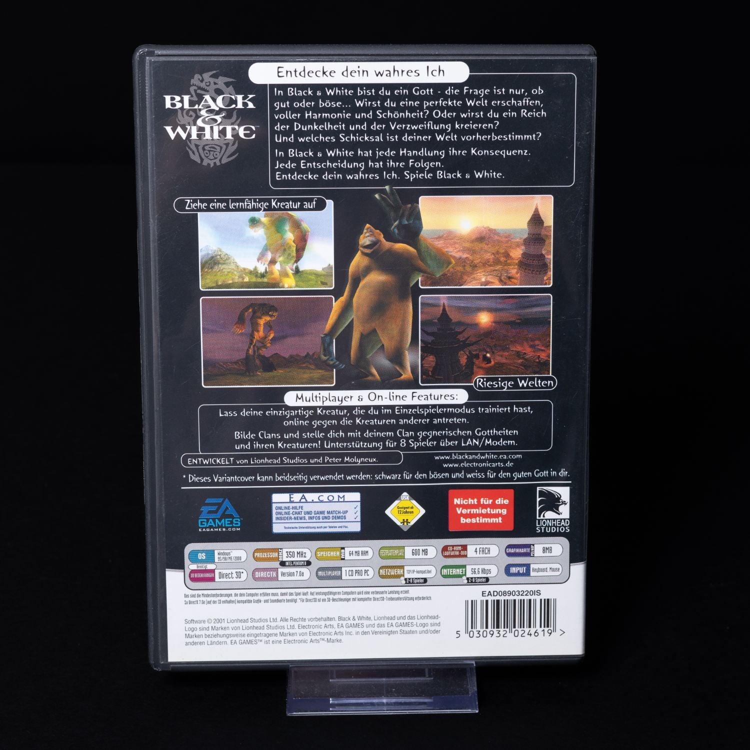 black-white-pc-cd-rom-spiel-cib-deutsch-zustand-sehr-gut-2 - Utopia Collectibles