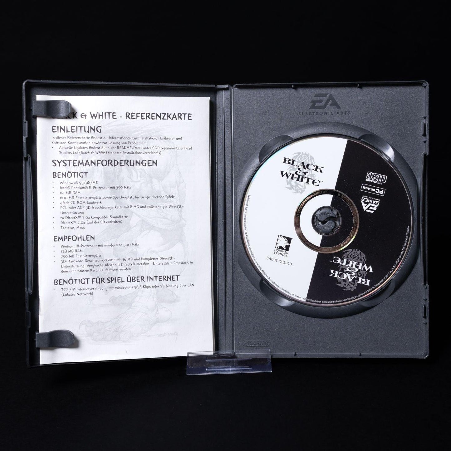 black-white-pc-cd-rom-spiel-cib-deutsch-zustand-sehr-gut-3 - Utopia Collectibles