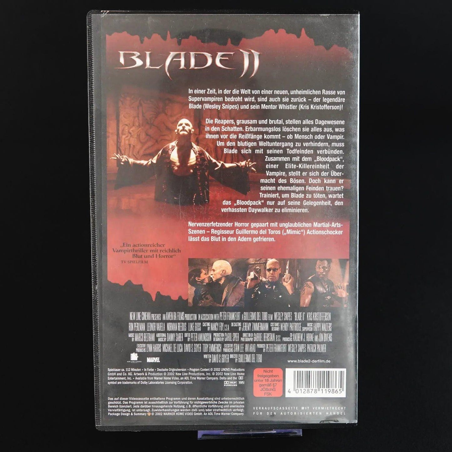 Blade II / 2 - VHS in Hardbox - Deutsch - Gebraucht - FSK 18