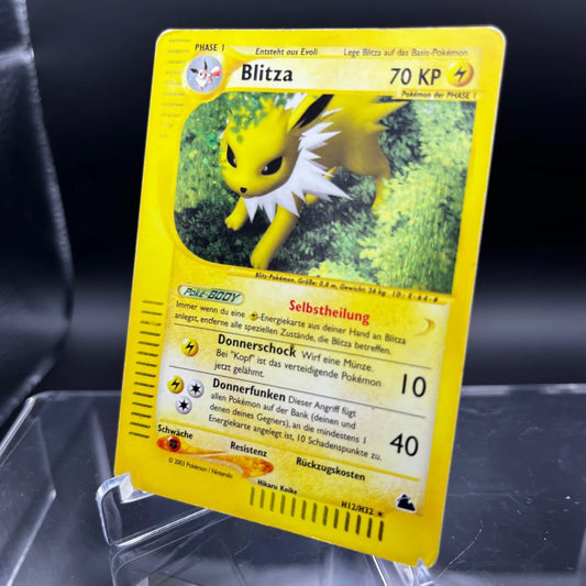 Pokémon Sammelkartenspiel - Blitza - SK Skyridge - Deutsch - LIGHT PLAYED