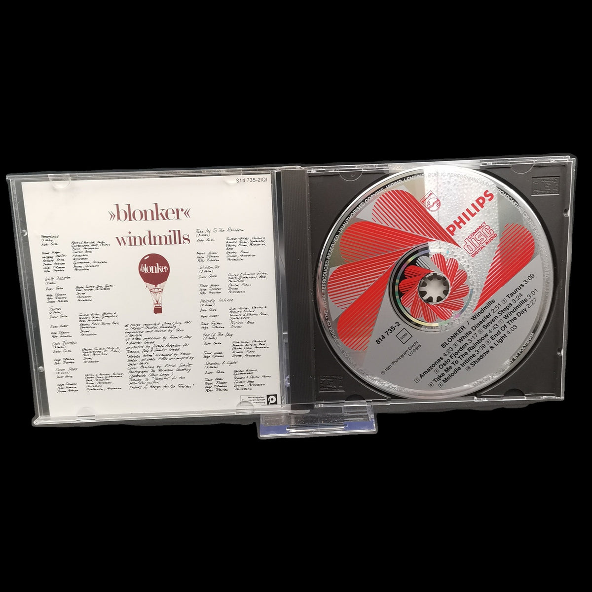 Blonker - Windmills - CD - New Age - Album - 1981 - West Germany - Gebraucht