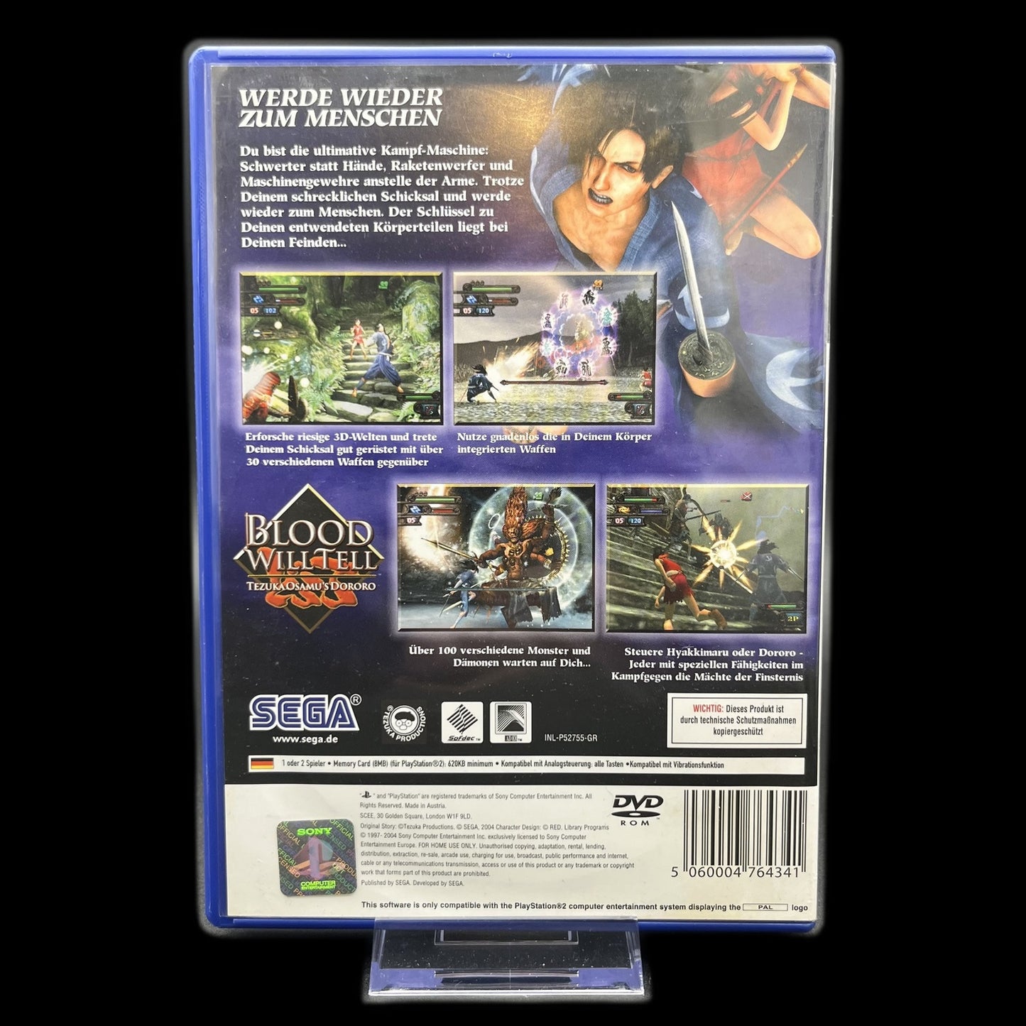 Blood Will Tell: Tezuka Osamu's Dororo - Playstation 2 - deutsch - Sehr gut