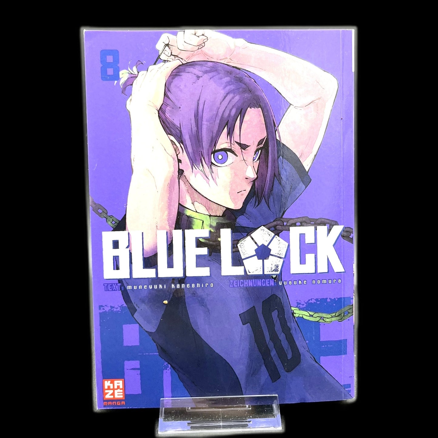 Blue Lock - Band 8 - KAZÉ Manga - Deutsch - Gebrauchter Zustand - Gebraucht