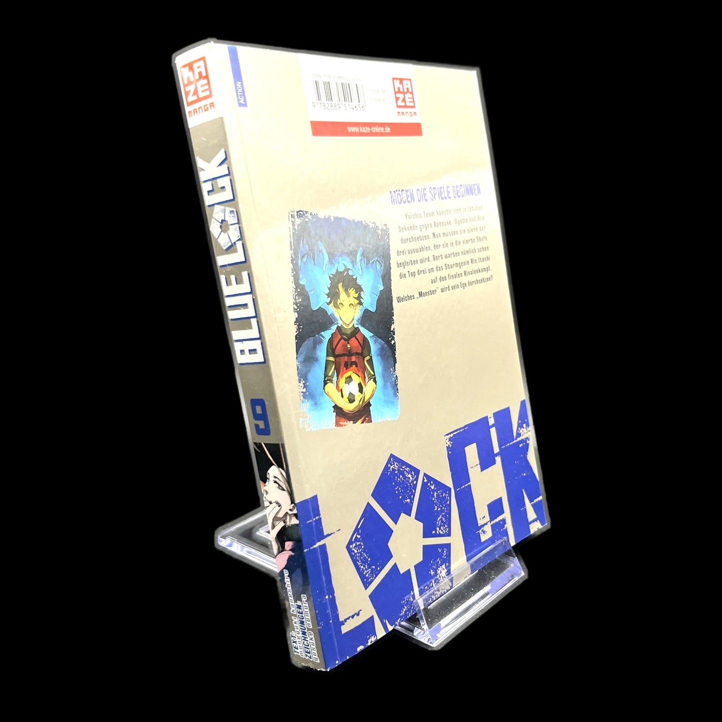 Blue Lock - Band 9 - KAZE - Deutsch - Sport - Schwarzweiß - Gebraucht