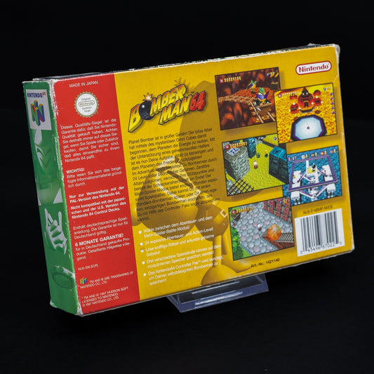 Bomberman 64 - Nintendo 64 N64 Spiel - CiB in OVP - PAL - Zustand Gut