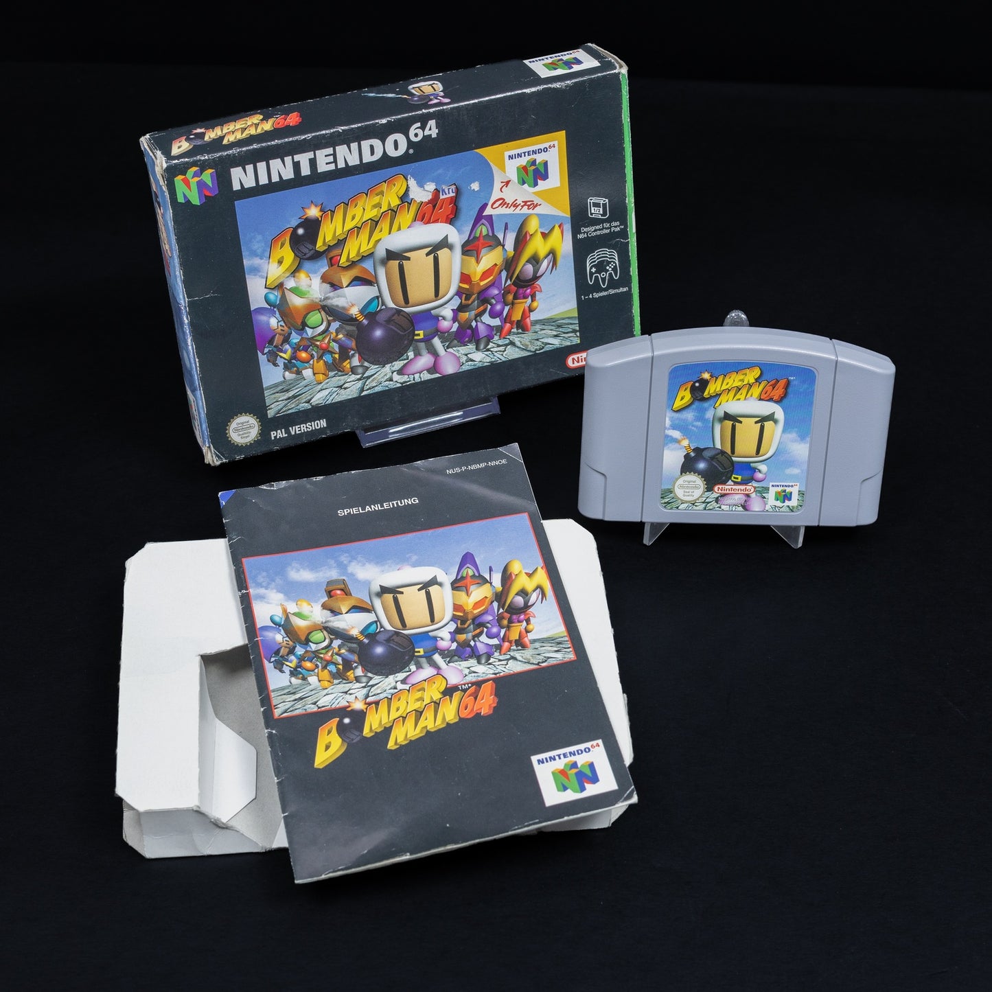 Bomberman 64 - Nintendo 64 N64 Spiel - CiB in OVP - PAL - Zustand Gut