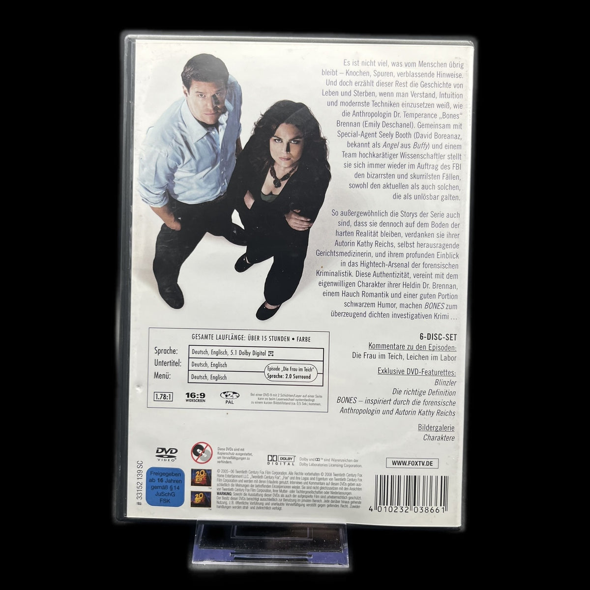 Bones - Staffel 1 - 6-Disc-Set - Krimi - DVD - Ermittlung - Gebraucht