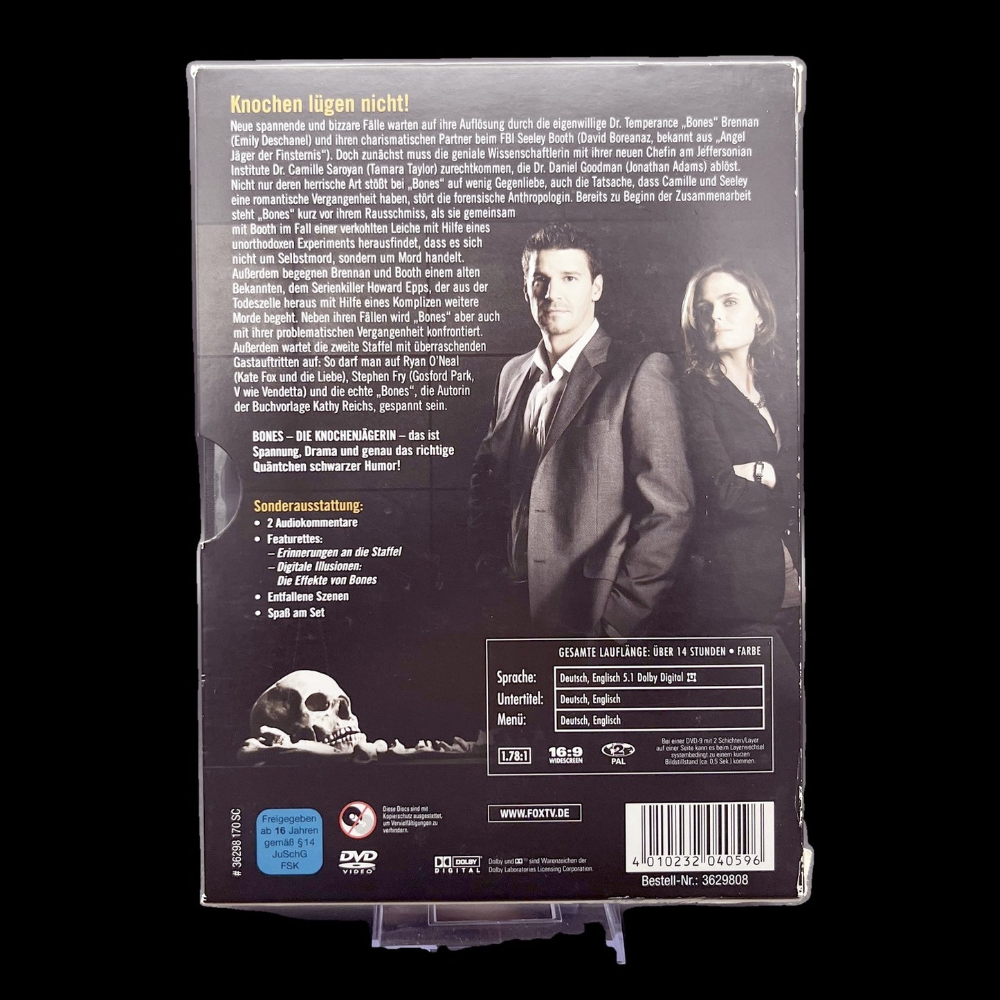 Bones - Staffel 2 - Staffelbox - Multi-Disc - Krimi - DVD - Gebraucht