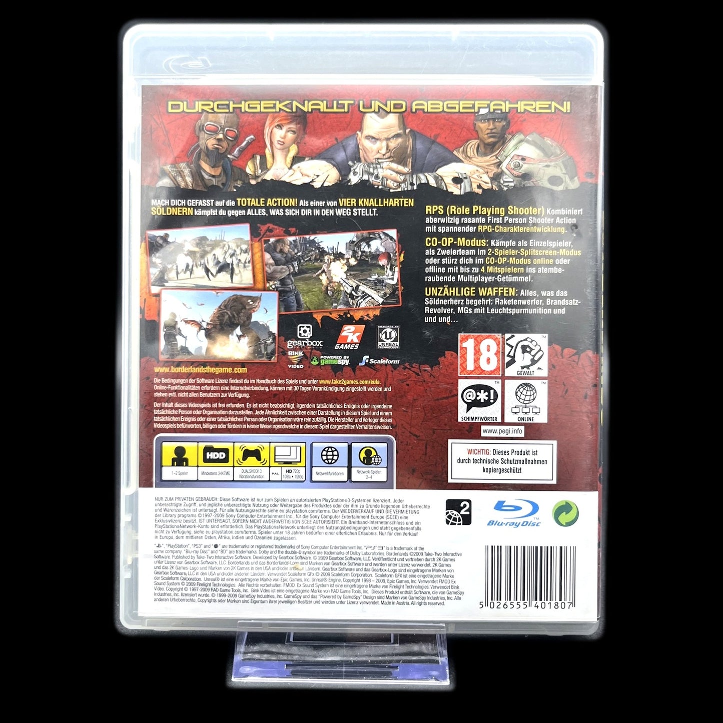 Borderlands - Playstation 3 - In OVP - PAL - deutsch - Shooter - Gebraucht