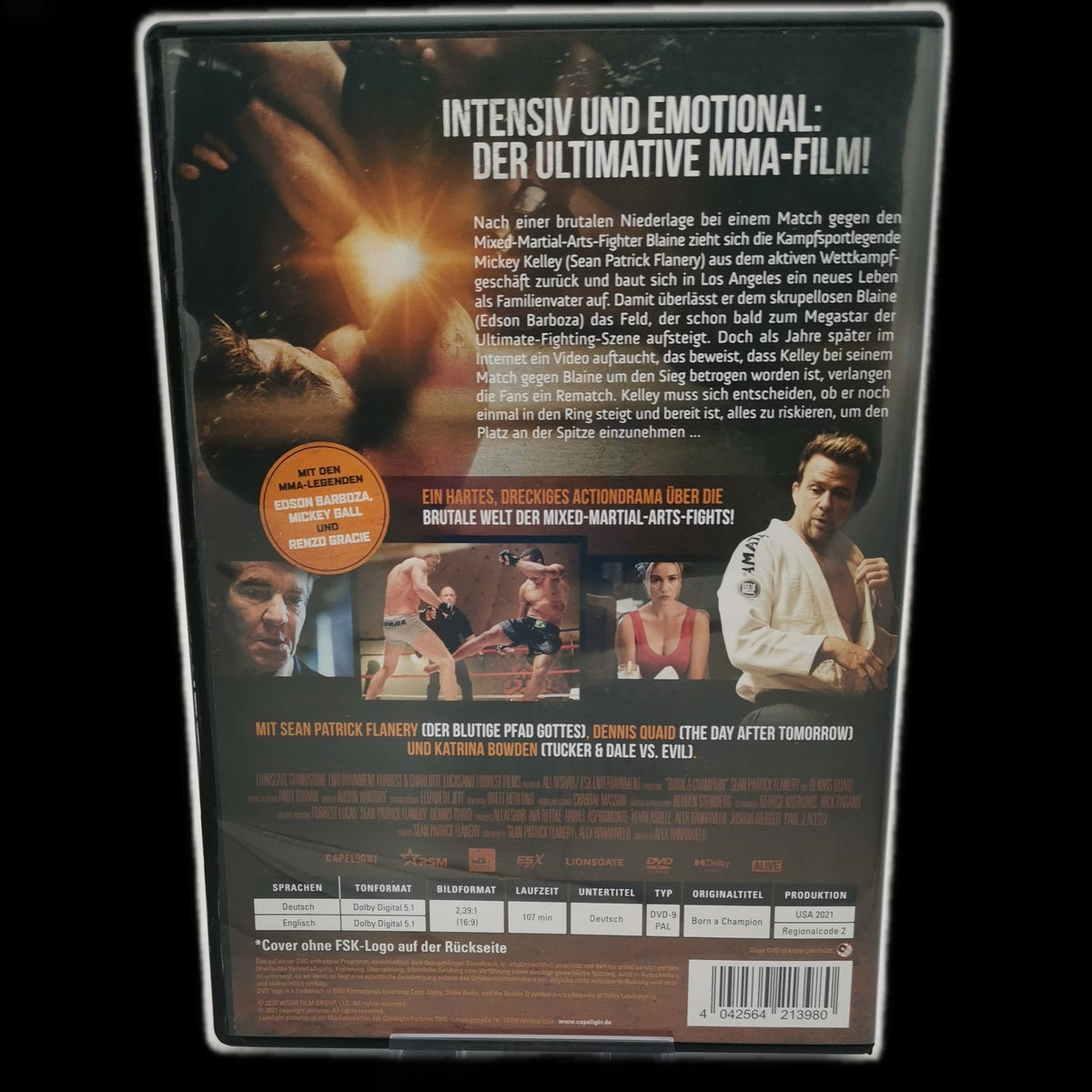 Born a Champion - FSK-Wendecover - Action - DVD - Film - UFC - Sehr gut