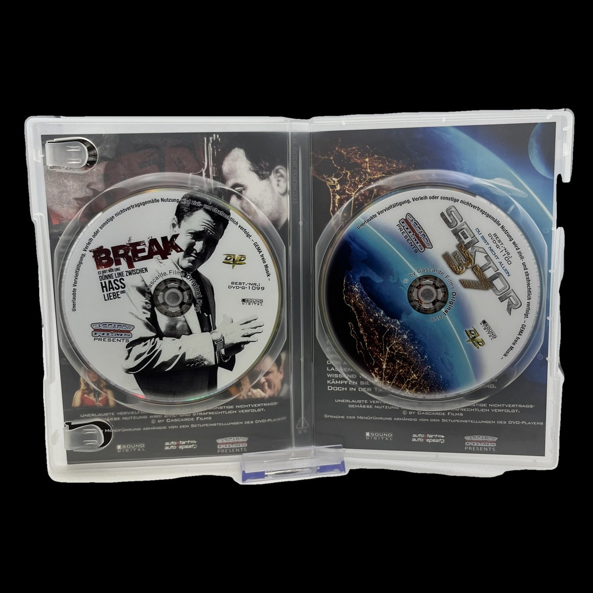 Break - Sektor 37 - Doppel-Box - 2 Filme - Action-Thriller - DVD - Gebraucht