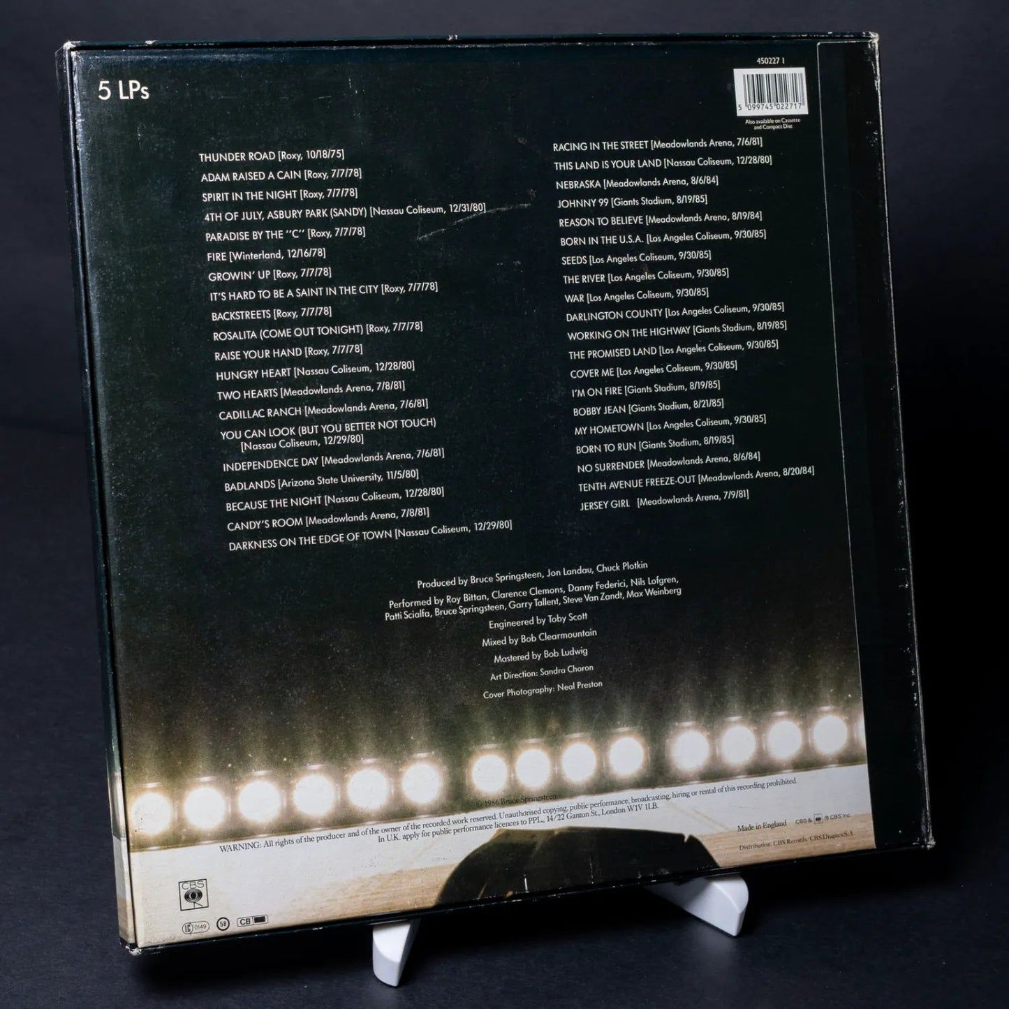 Bruce Springsteen & The E Street Band - Live/1975-85 (1986) - Vinyl NM / NM