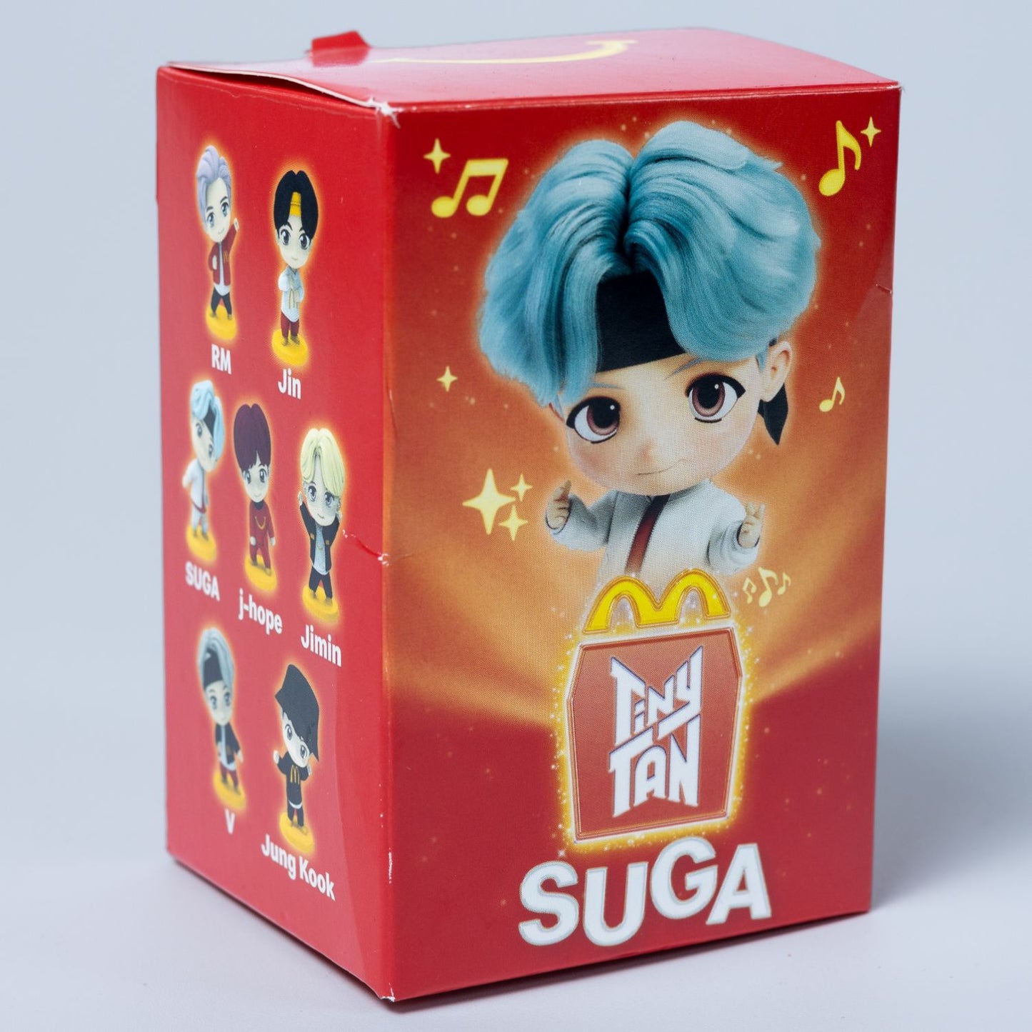 BTS Tiny Tan Sammelfigur - Suga - Mc Donalds 2026 - mit Schachtel & Inlay