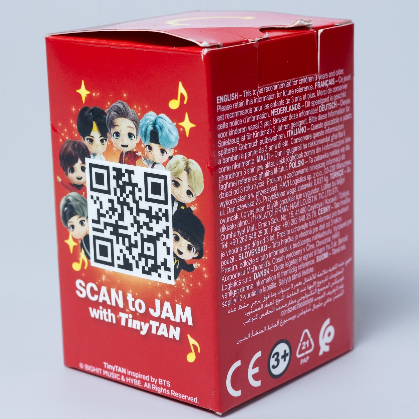 BTS Tiny Tan Sammelfigur - Suga - Mc Donalds 2026 - mit Schachtel & Inlay