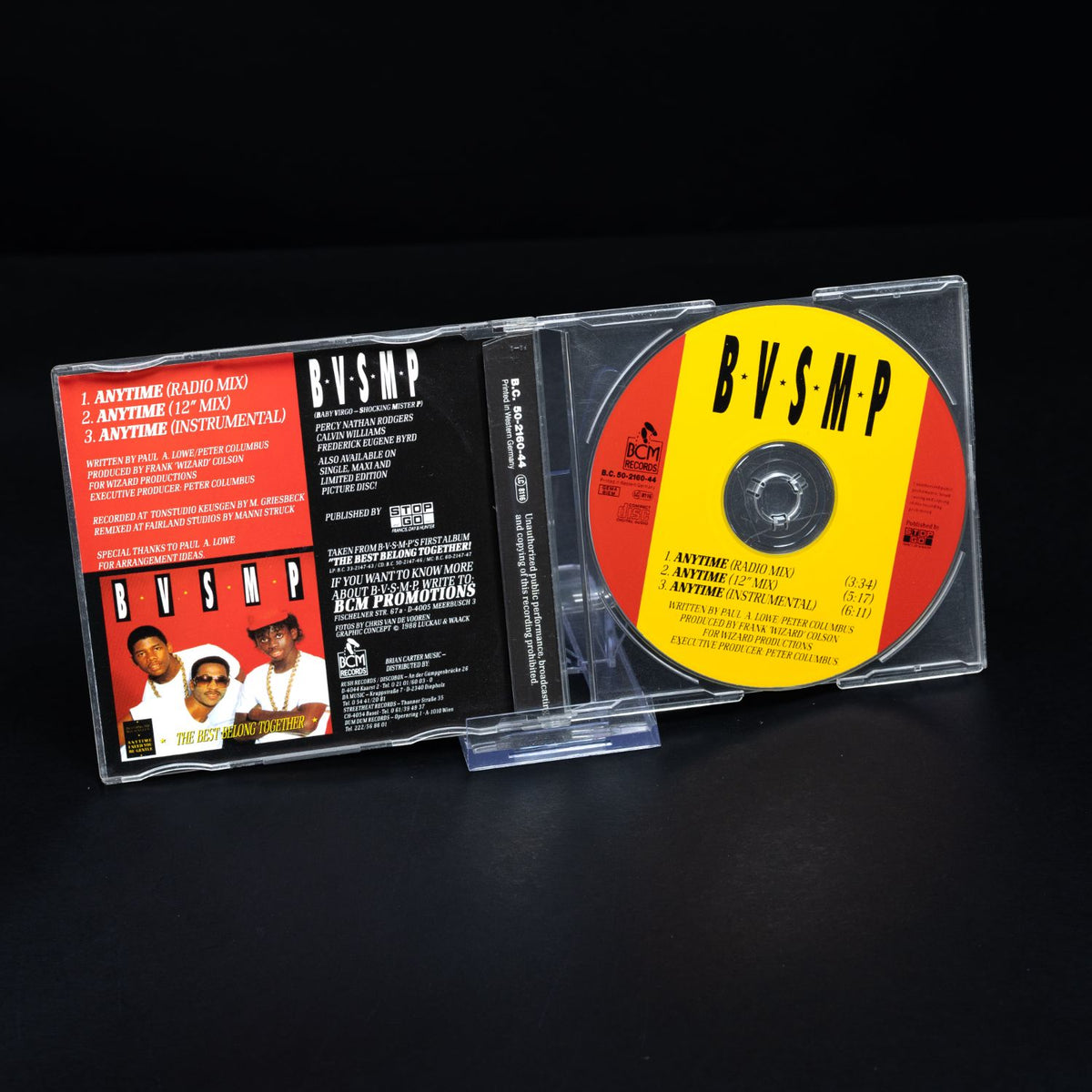 B.V.S.M.P - Anytime - CD - Maxi-Single - NM/NM - Gebraucht
