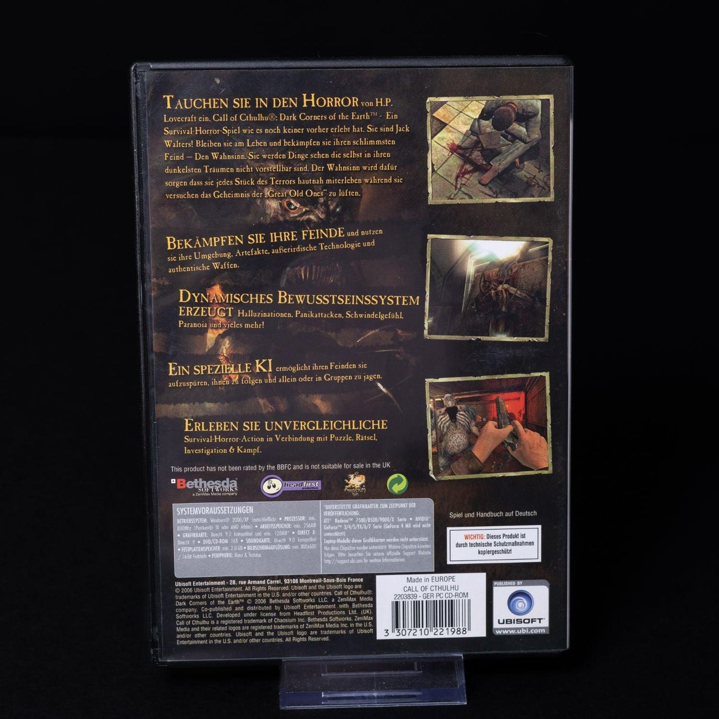 call-of-cthulhu-dark-corners-of-the-earth-pc-cd-rom-cib-de-zust-gut-2 - Utopia Collectibles