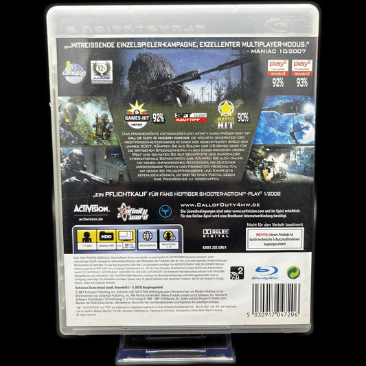 Call of Duty 4 Modern Warfare - Sony  PS3 Playstation 3 - Top Zustand