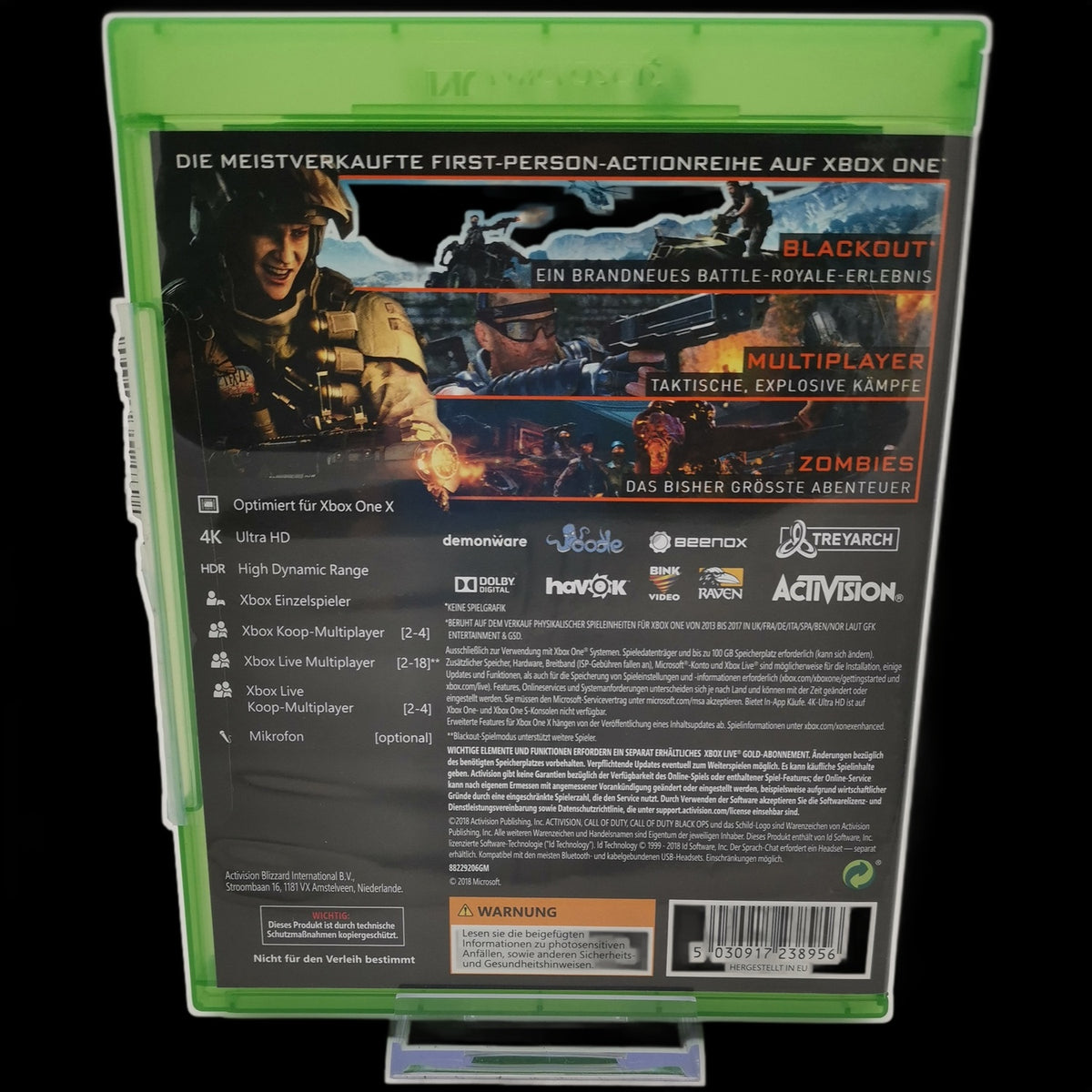 Call of Duty: Black Ops 4 - Xbox One - CiB - PAL - deutsch - Shooter - Sehr gut