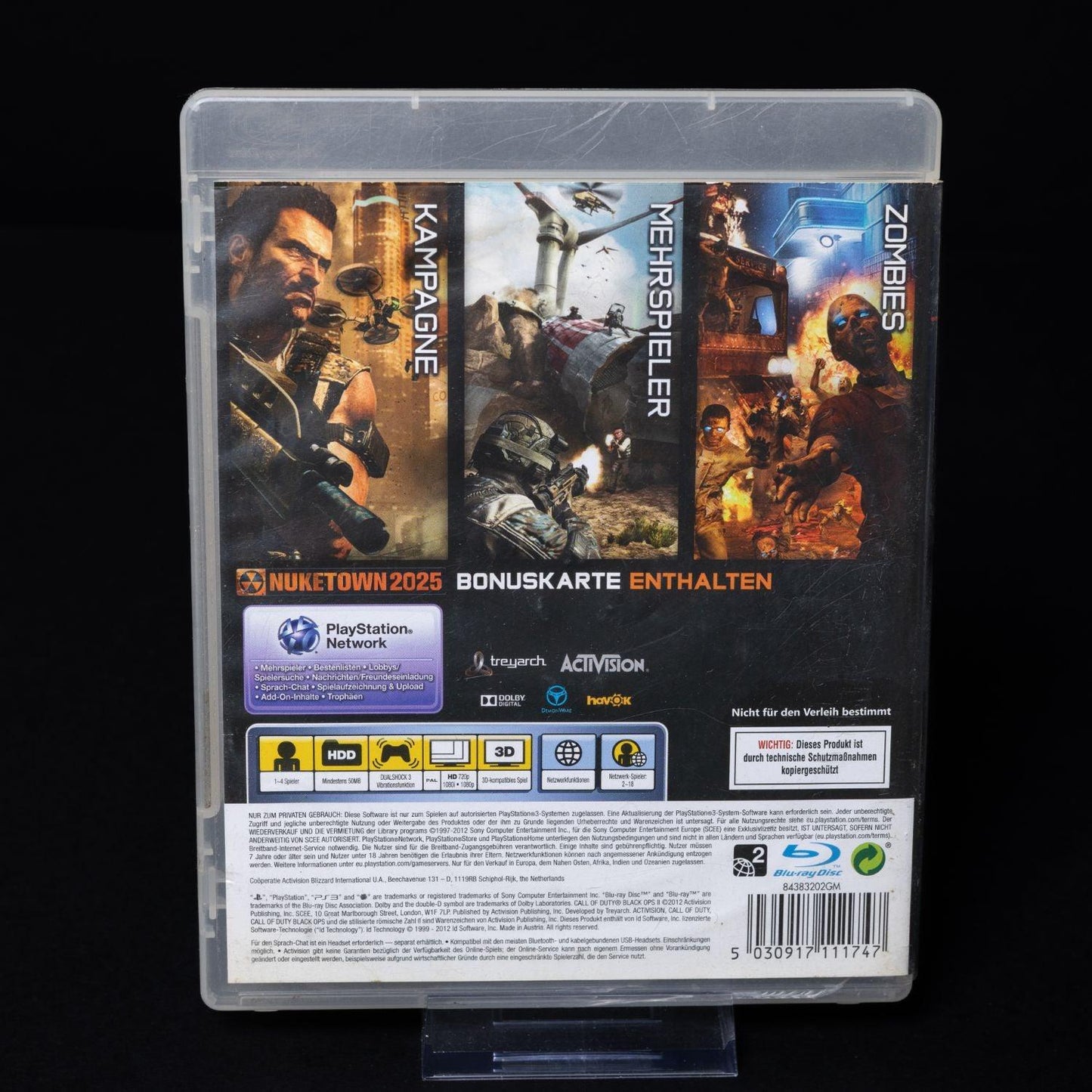 Call of Duty Black Ops - Playstation PS 3 - CiB - Zustand Sehr Gut