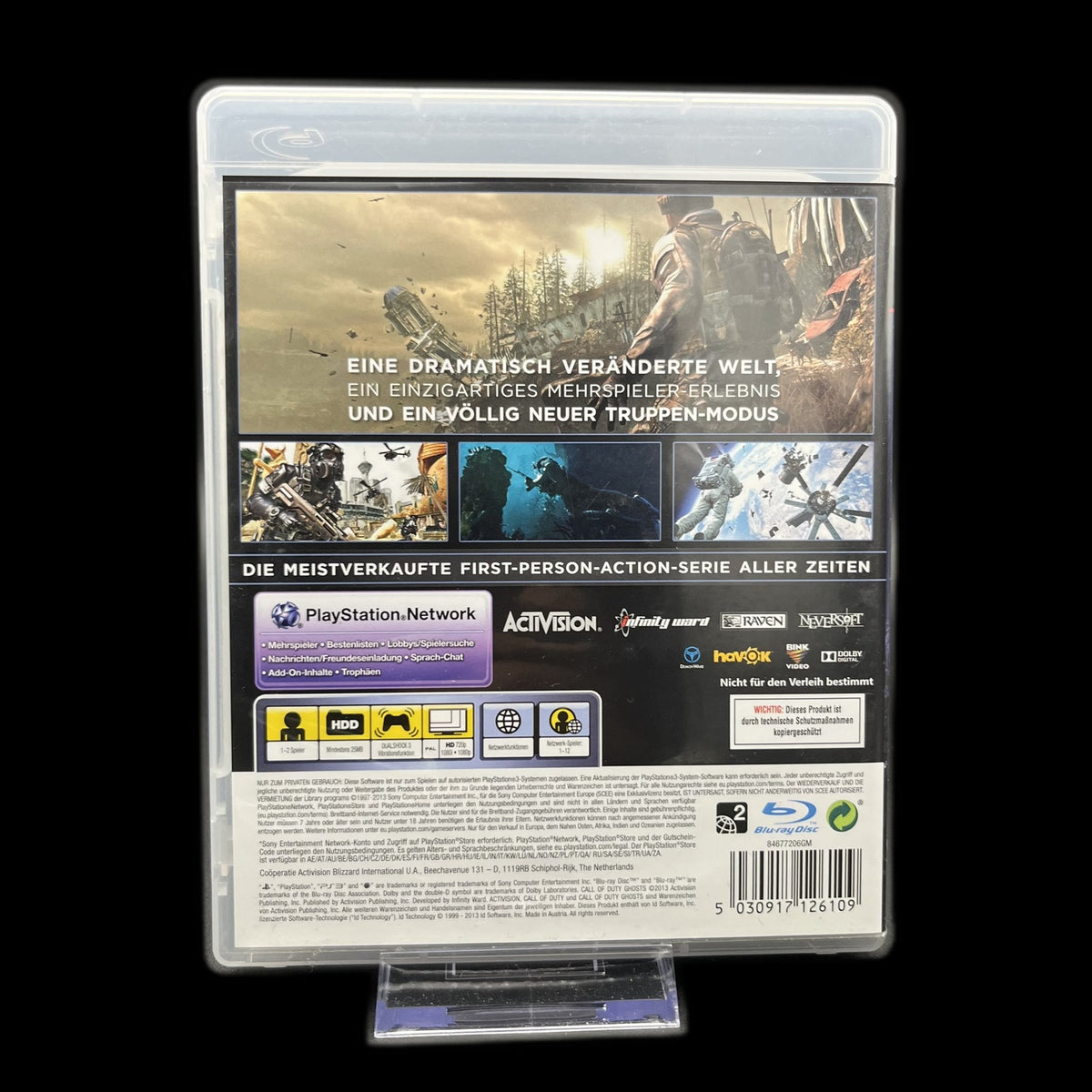 Call of Duty: Ghosts - Playstation 3 PS3 - CiB - PAL - deutsch - Gebraucht