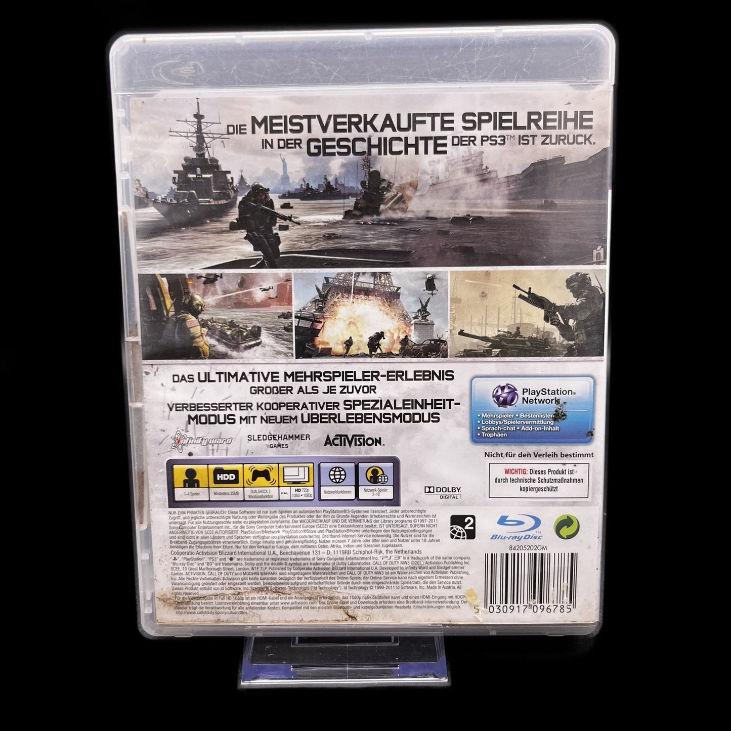 Call of Duty MW3 - Playstation 3 - Complete in Box - PAL - deutsch - Gebraucht