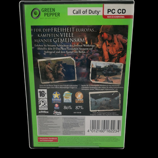 Call of Duty - PC - Deutsch - Shooter - Green Pepper Edition - Sehr gut