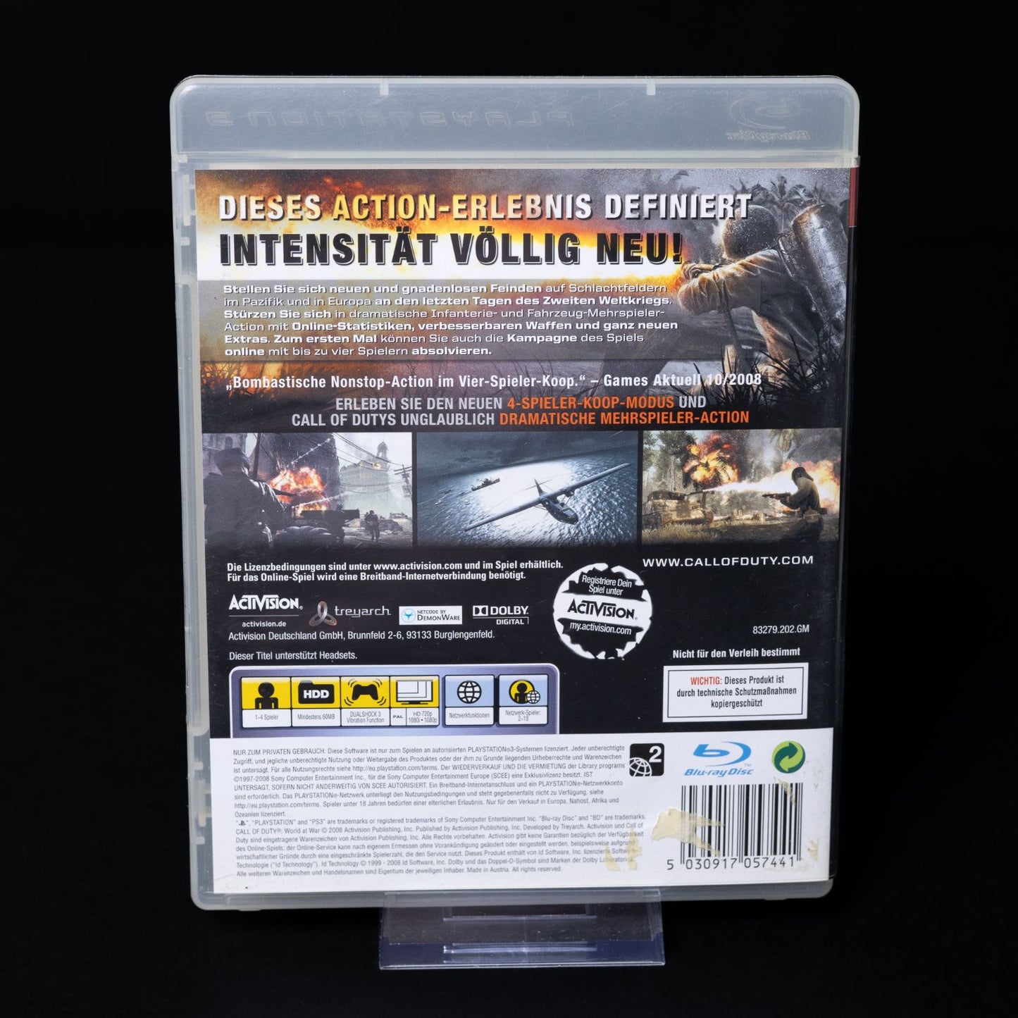Call of Duty: World at War - Playstation 3 PS3 Spiel - PAL - Zustand Sehr Gut