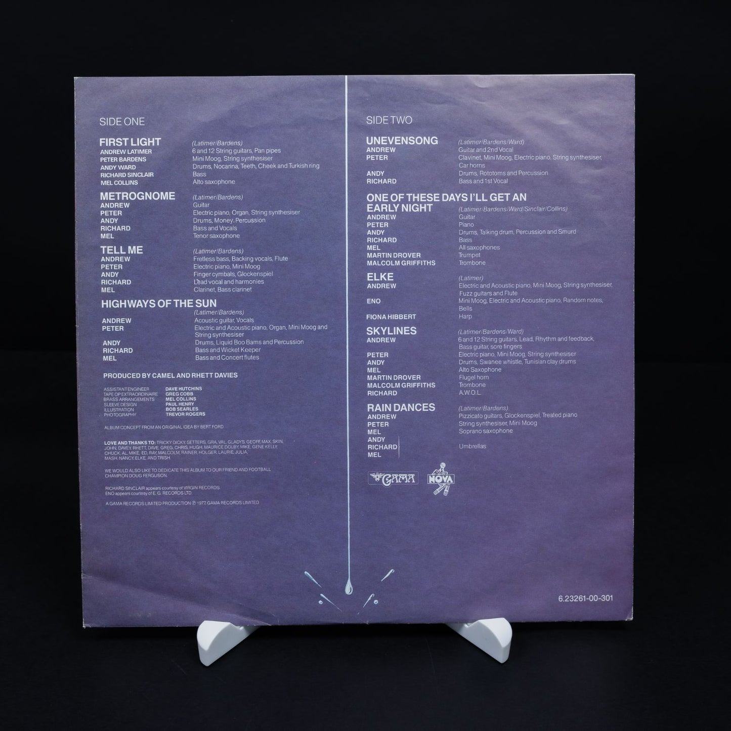 Camel – Rain Dances - Vinyl LP Schallplatte - NM / VG+