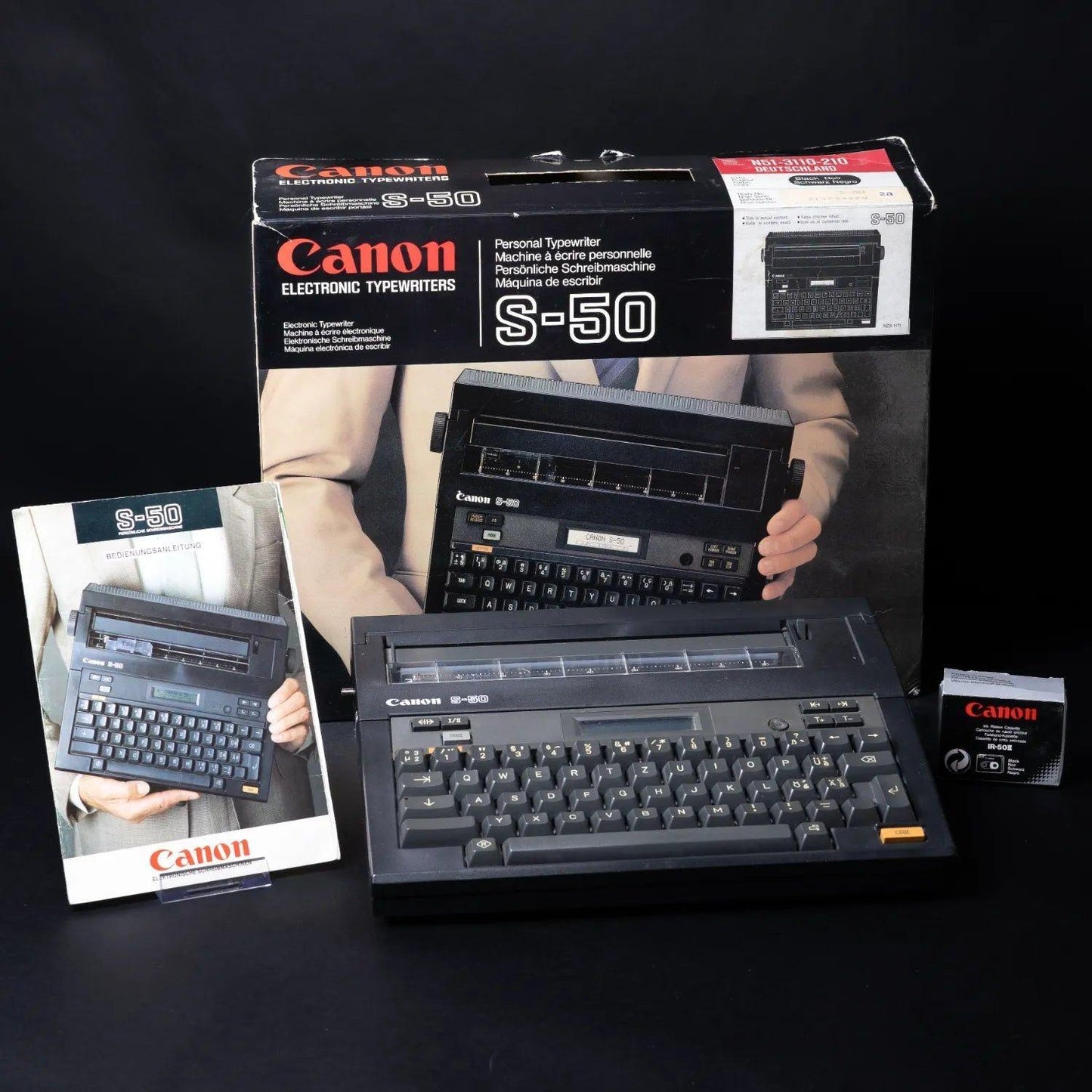 Canon S-50 - Elektronische Schreibmaschine - in OVP - Funktion getestet