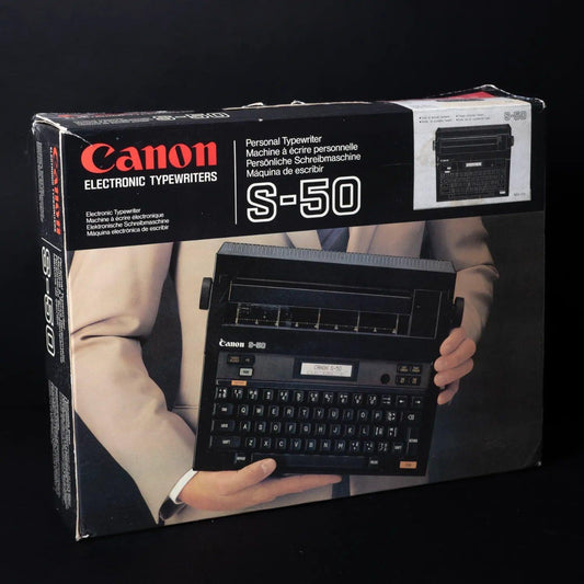 Canon S-50 - Elektronische Schreibmaschine - in OVP - Funktion getestet