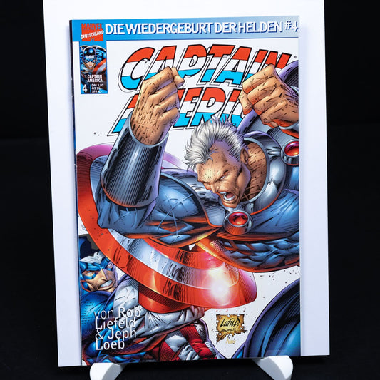Captain America - Comic #4 (1999) - Feuer - Deutsch - Z 1