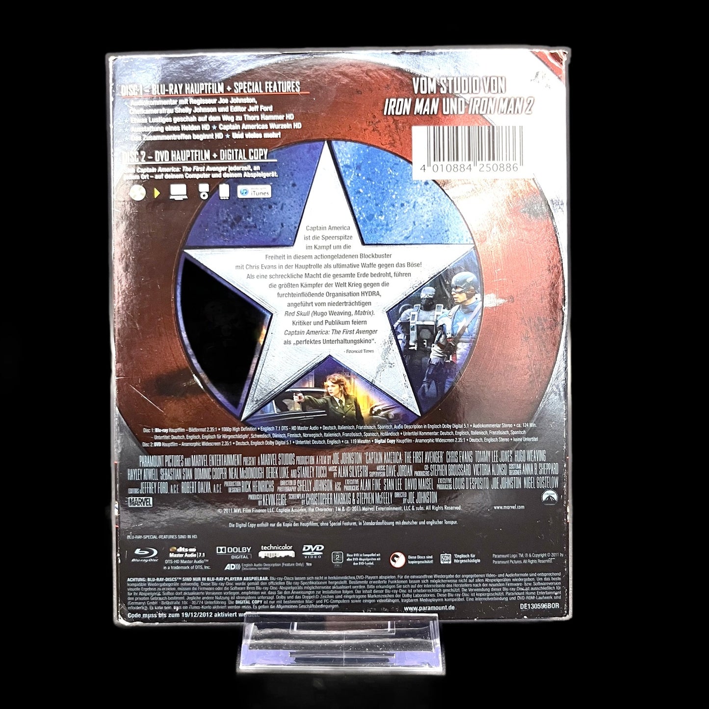 Captain America: The First Avenger - Marvel - Blu-Ray - Action - Gebraucht