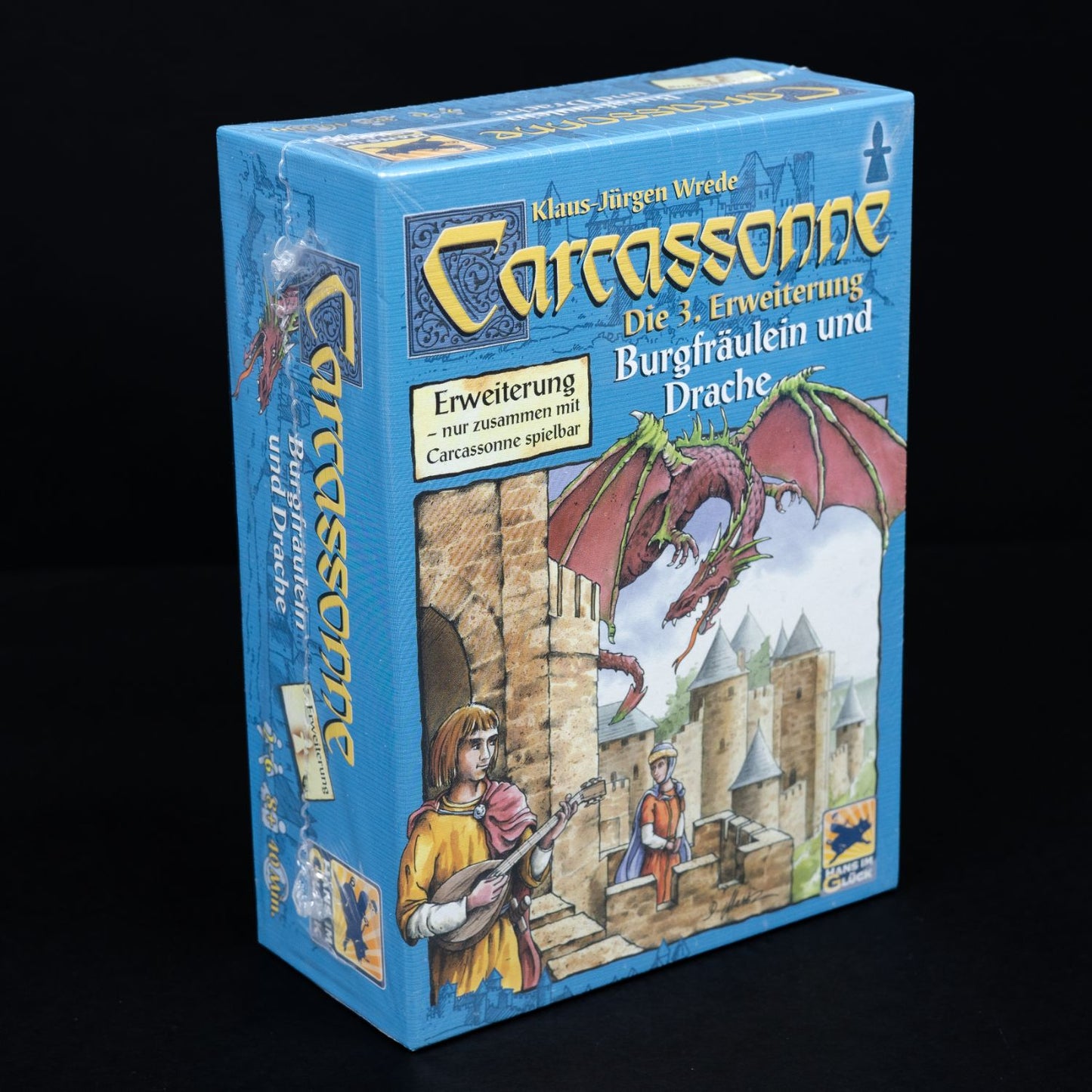 Carcassonne - Die 3. Erweiterung: Burgfräulein und Drache - Neu & OVP/Sealed