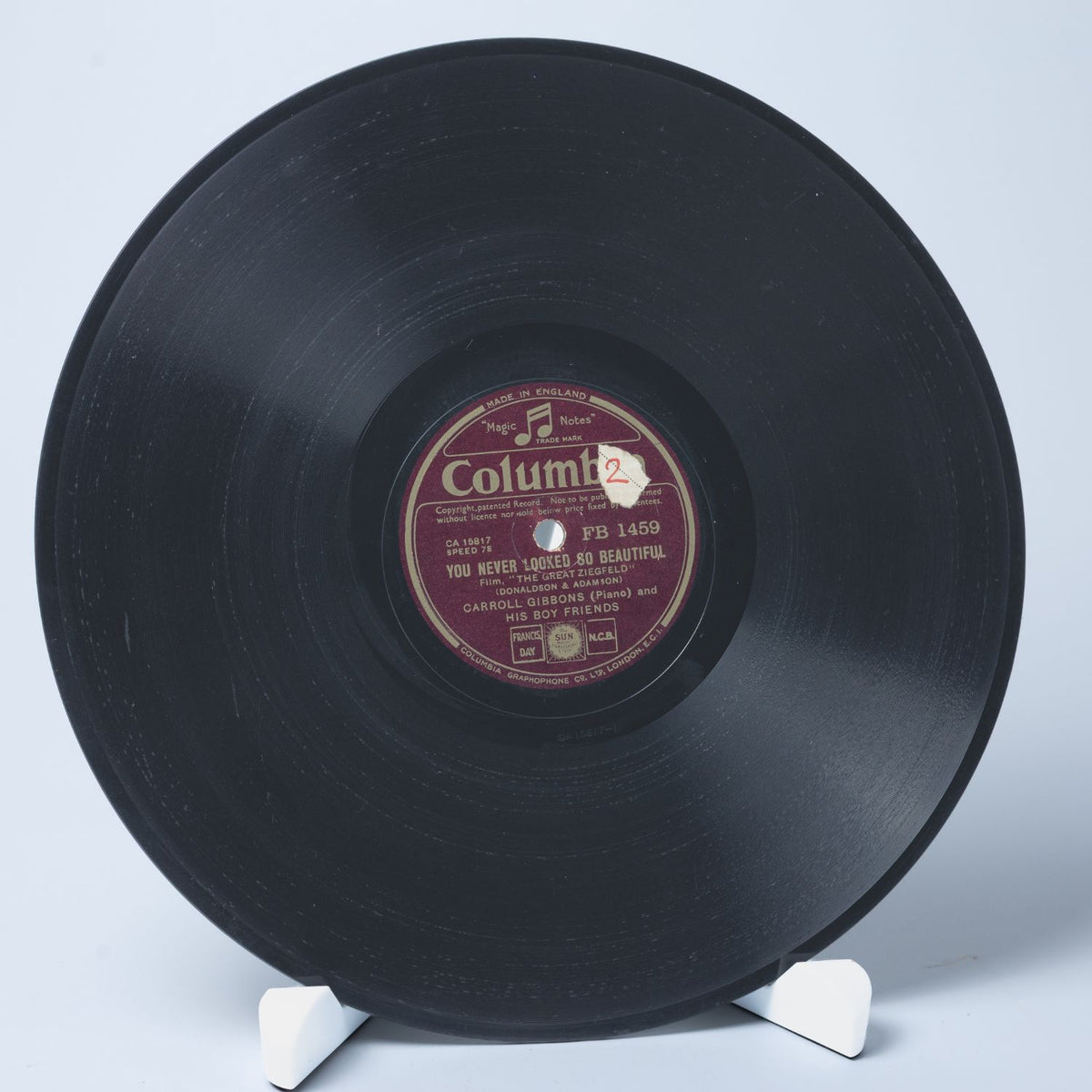 Carroll Gibbons & - You / You Never Looked So Beautiful - Shellack Platte - VG