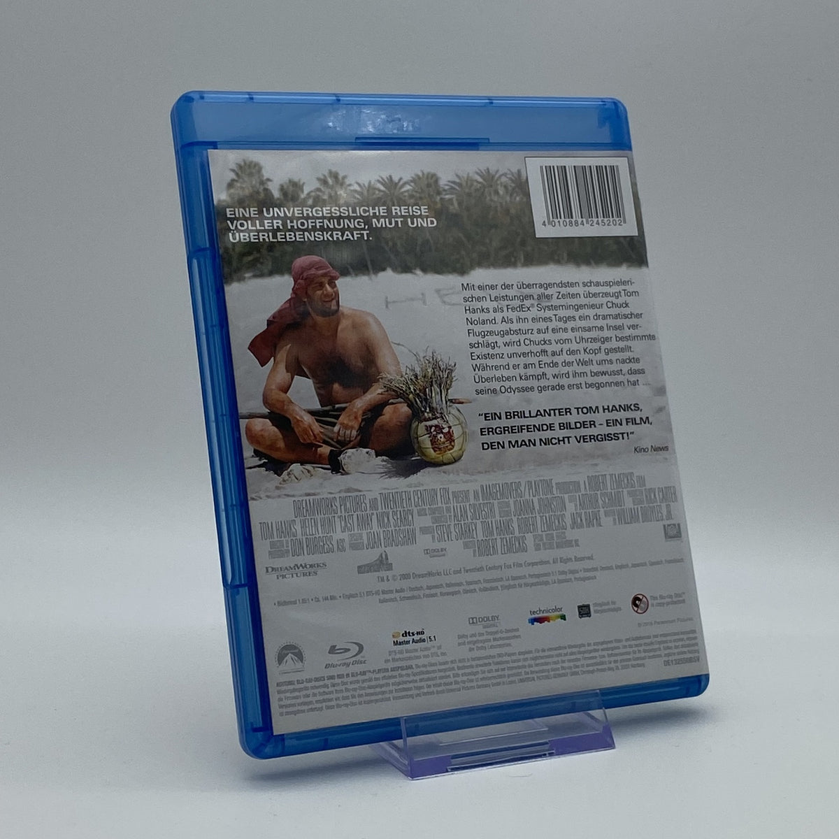 Cast Away - Verschollen - Tom Hanks - R. Zemeckis - Blu-Ray - Zustand Sehr Gut