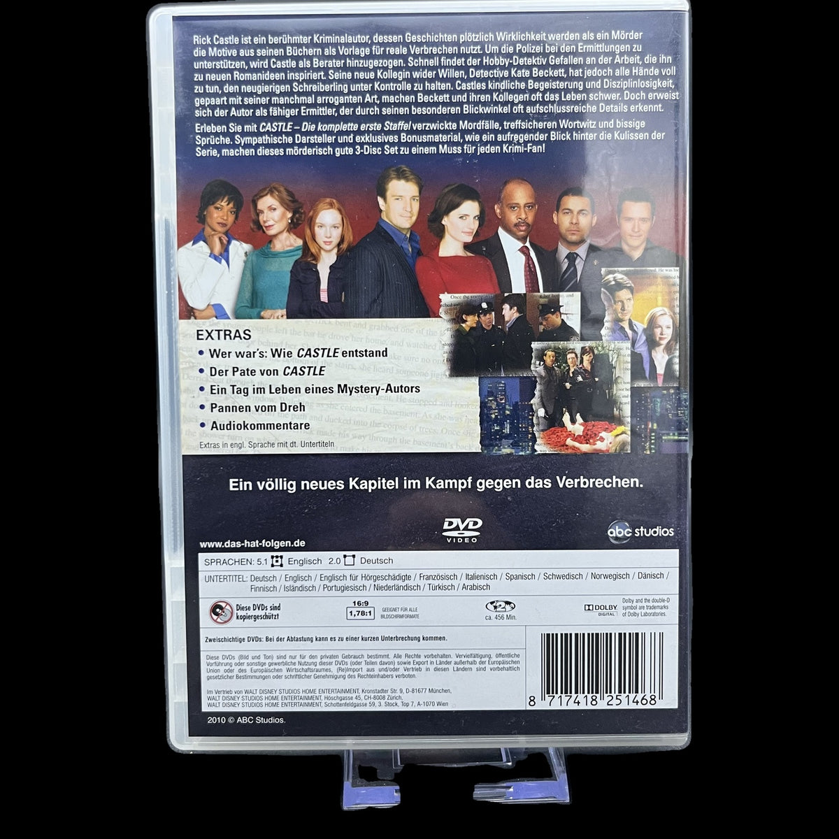 Castle - Staffel 1 - 3-Disc Set - Krimi - DVD - Detektiv - Gebraucht