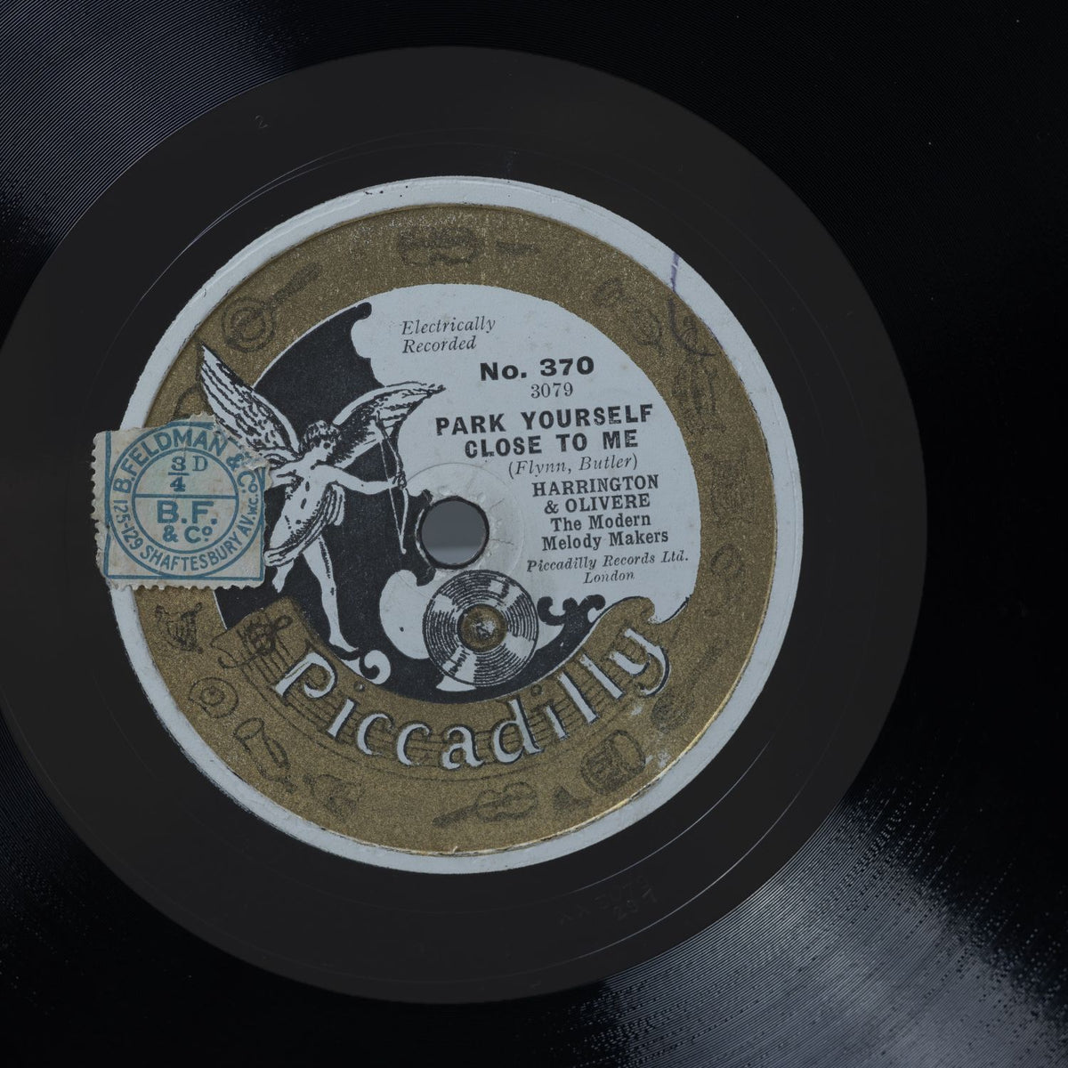 Cecil Harrington - Talkies The Whole Of The Day/Park Yourself - Shellack - VG+/G